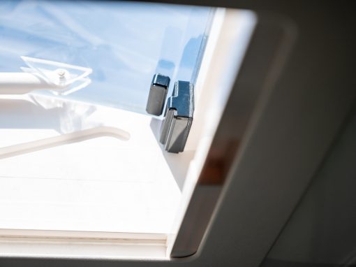 Nachgerüstete Fensterkontaktschalter